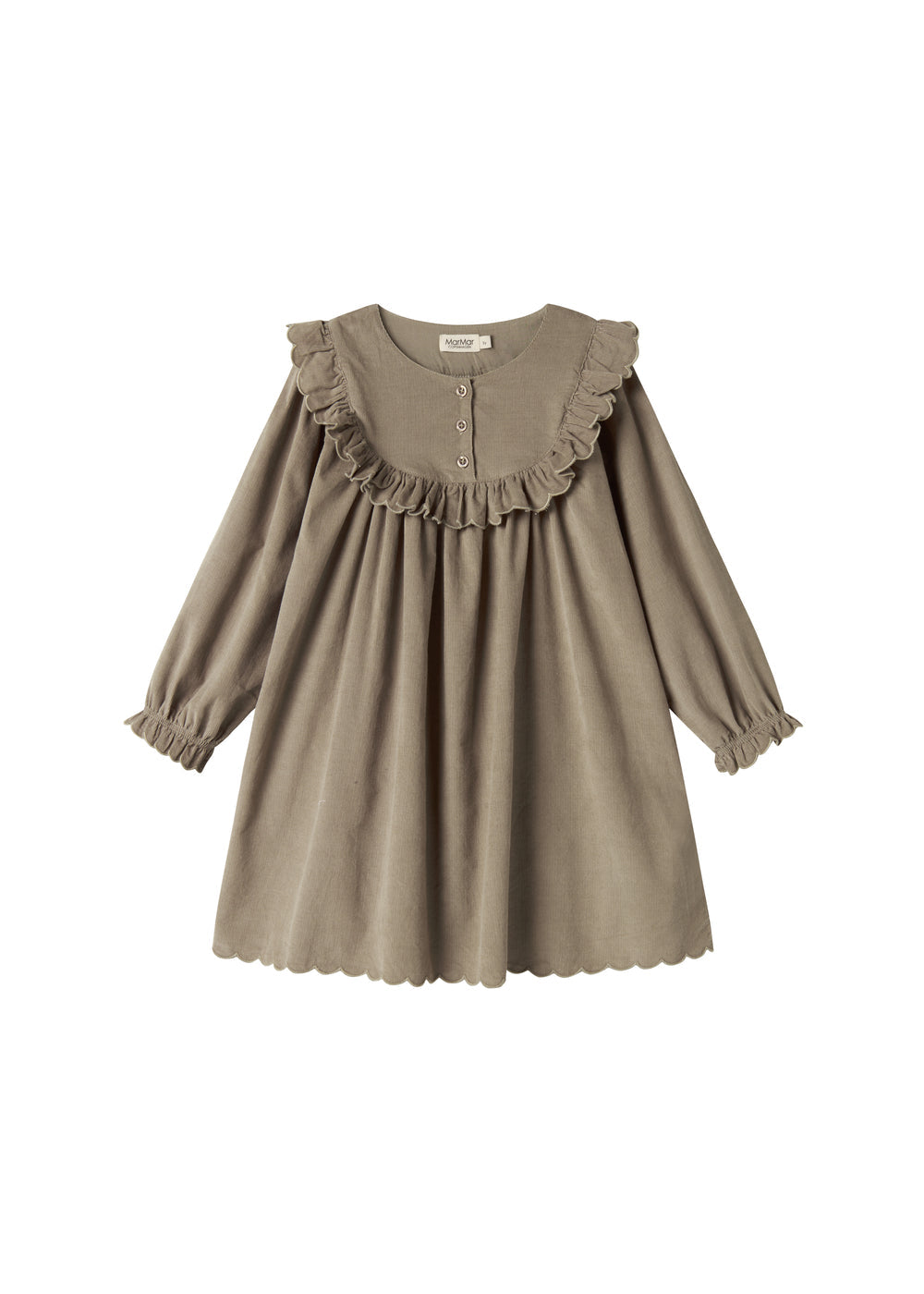 Baby Dress In Beige Velvet | Beautiful Details Good Fit MarMar Copenhagen Baby Dress In Beige Velvet | Beautiful Details Good Fit MarMar Copenhagen