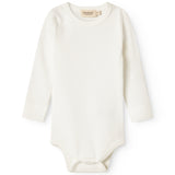 Plain Body LS, Bodystocking - Gentle White