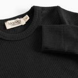 Plain Body LS, Bodystocking - Black