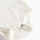 Body Sleeveless, Bodystocking - Gentle White