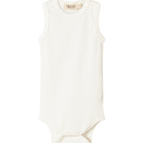 Body Sleeveless, Bodystocking - Gentle White