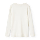 Tee LS, T-shirt - Gentle White