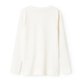 Plain Tee LS, T-shirt - Gentle White