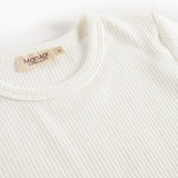 Plain Tee LS, T-shirt - Gentle White