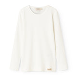 Plain Tee LS, T-shirt - Gentle White