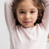 Plain Tee LS, T-shirt - Rosa