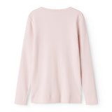 Plain Tee LS, T-shirt - Rosa