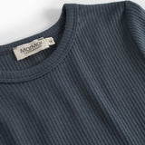 Plain Tee LS, T-shirt - Blue