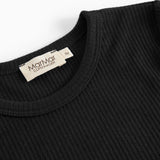 Plain Tee LS, T-shirt - Black