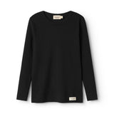 Plain Tee LS, T-shirt - Black