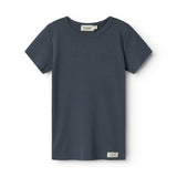 Plain Tee SS, T-shirt - Blue