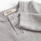 Body LS, Bodystocking - Light Grey Melange