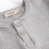 Tee LS, T-shirt - Light Grey Melange