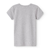 Tee SS, T-shirt - Light Grey Melange