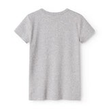 Plain Tee SS, T-shirt - Light Grey Melange