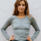 Tee W, T-shirt - Grey Melange