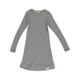 Night Dress, Sleepwear - Grey Melange