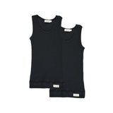Sleeveless 2-pack, Underwear - Black