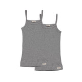 Strap Vest 2-pack, Underwear - Grey Melange