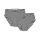 Panties 2-pack, Underwear - Grey Melange
