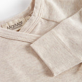 Tut Wrap LS, Blouse - Light Beige Mel.