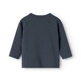 Tut Wrap LS, Blouse - Blue