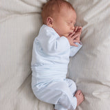 Bed Linen Baby, Bedding - Blue Stone Stripe