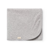 Alida, Baby blanket - Light Grey Melange