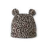 Lille hue med ører i leopardprint