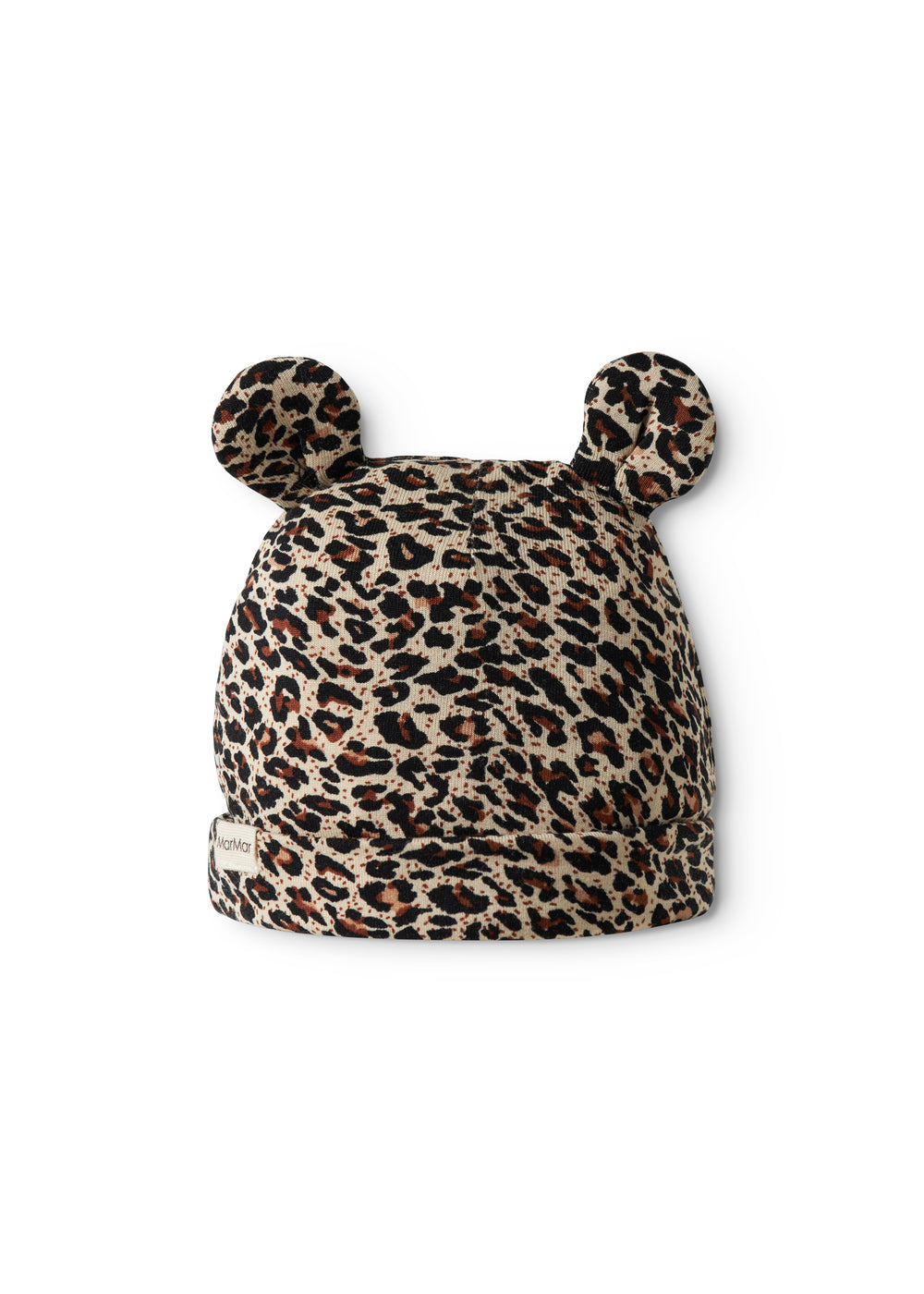 Lille hue med ører i leopardprint