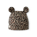 Lille hue med ører i leopardprint