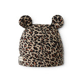 Lille hue med ører i leopardprint