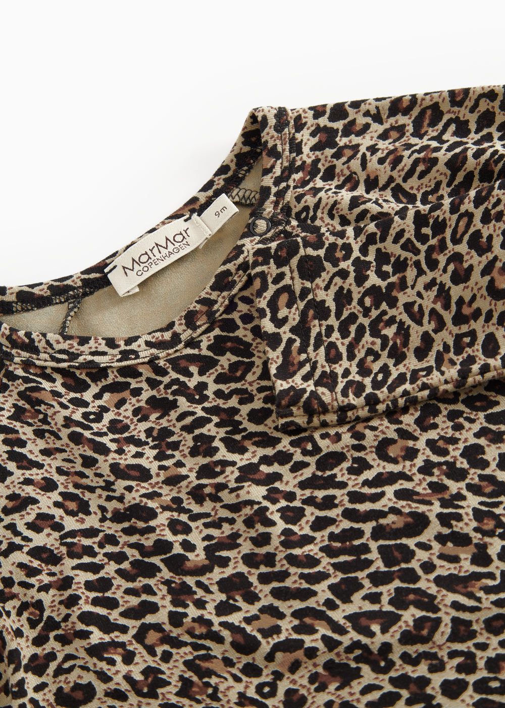Bodystocking til baby i leopardprint