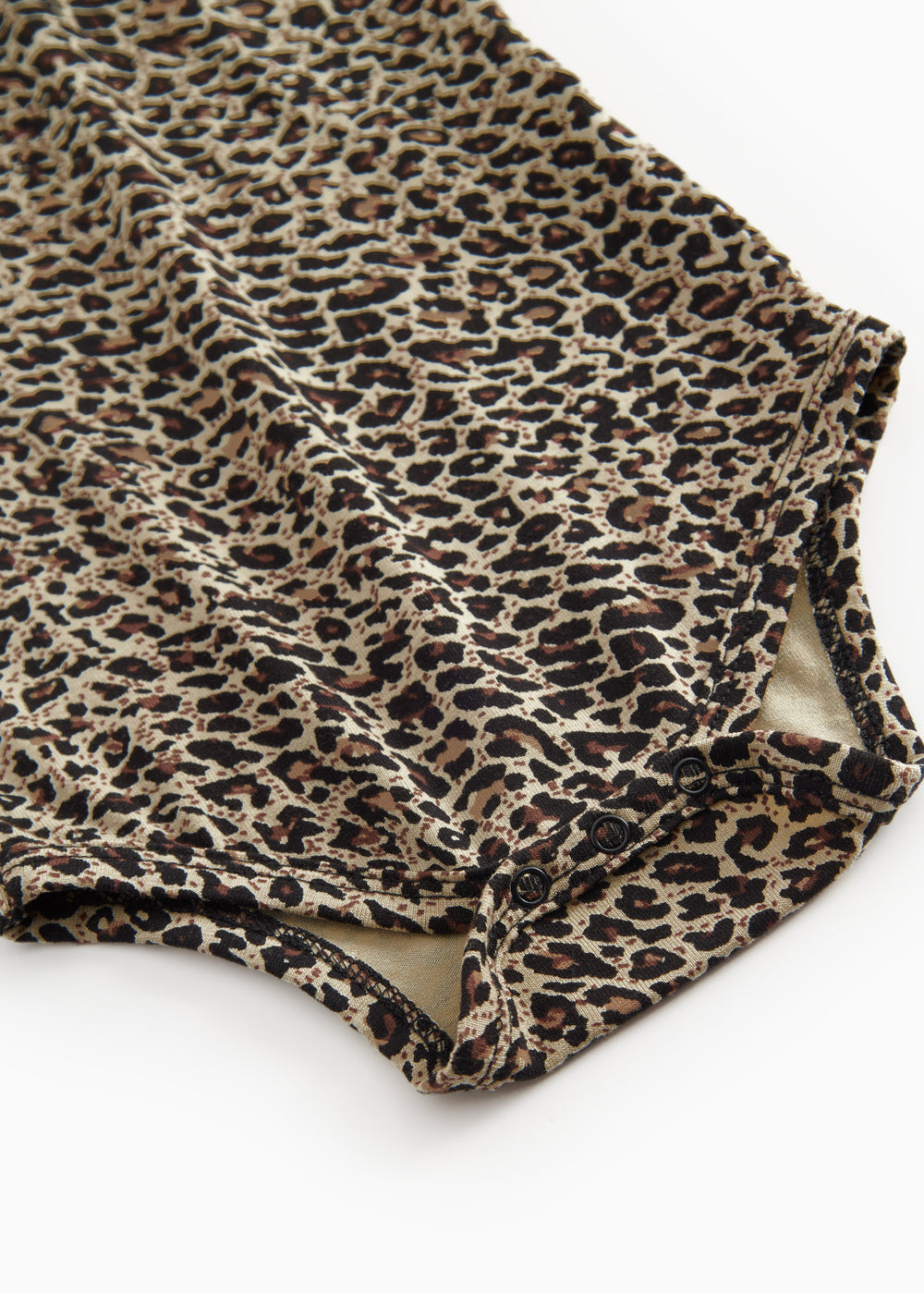 Bodystocking til baby i leopardprint