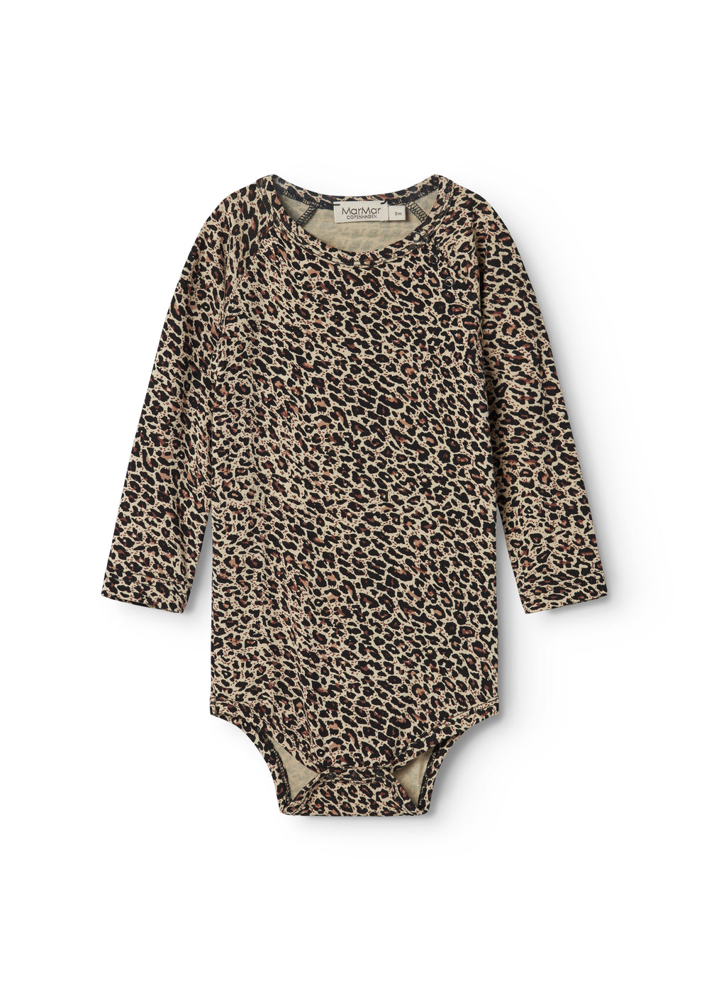Bodystocking til baby i leopardprint