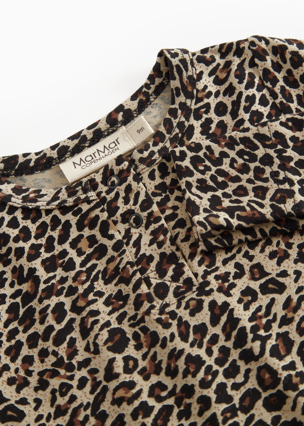 Heldragt til baby i leopardprint