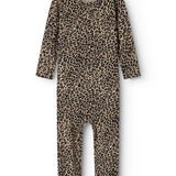 Heldragt til baby i leopardprint