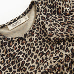 Body kjole i leopardprint