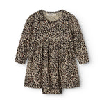 Body kjole i leopardprint