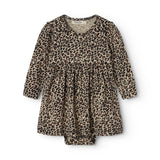 Body kjole i leopardprint