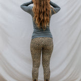 Leo Leg W, Leggings - Brown Leo