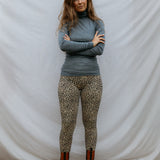 Leo Leg W, Leggings - Brown Leo