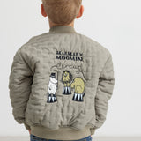 Children's set from a green green with M M print