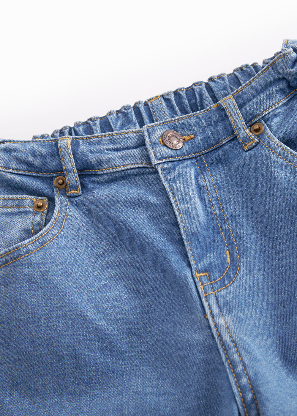 Blå jeans med lommer til børn