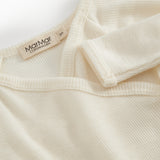 Belita, Wool Rib Bodystocking - Natural