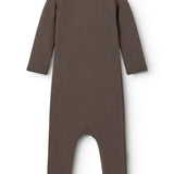 Turtleneck, Wool Rib Jumpsuit - Terre