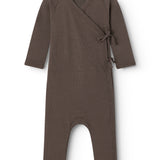 Turtleneck, Wool Rib Jumpsuit - Terre