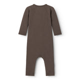 Turtleneck, Wool Rib Jumpsuit - Terre
