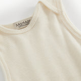 Bini, Wool Rib Bodystocking - Natural