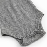 Bense, Wool Rib Bodystocking - Grey Melange